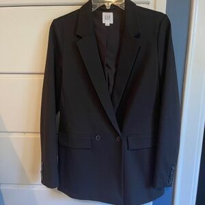 Gap Women's Black One Button Jacket/Blazer